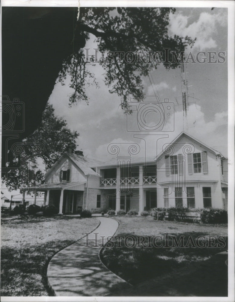 Press Photo President Lyndon Johnson Ranch House Texas- RSA79849 - Historic Images