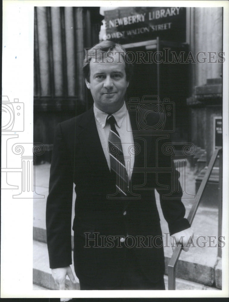 1988 Anthony Hoskins Staff Genealogist Newberry Library - Historic Images