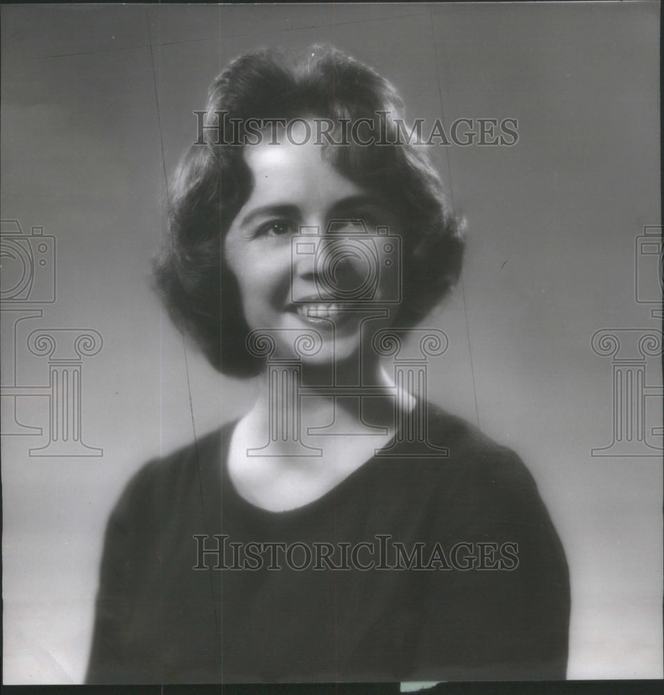 1962 Joan Krasberg Michigan University Engagement - Historic Images