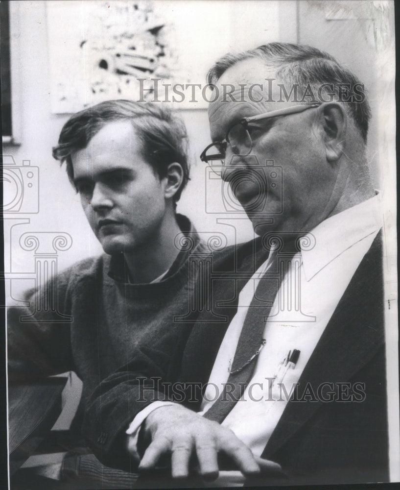 1971 Press Photo Robert Horton Prison System Unadulterated Hell Objectors Man - Historic Images