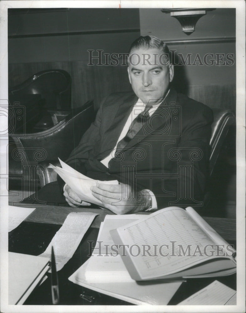 1960 Bert Johnson Evanston City Manager - Historic Images