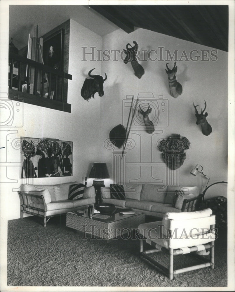 1978 Barry Johnson House Interior - Historic Images