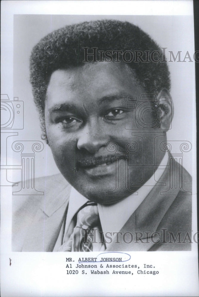 1971 Mr.Albert Johnson of Al Johnson & Asso - Historic Images