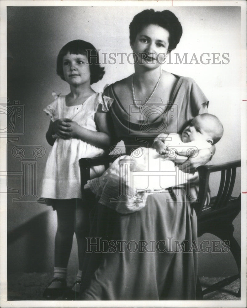 1967 Press Photo Lyndon Johnson Lynda Bird Luci Baines- RSA80265 - Historic Images