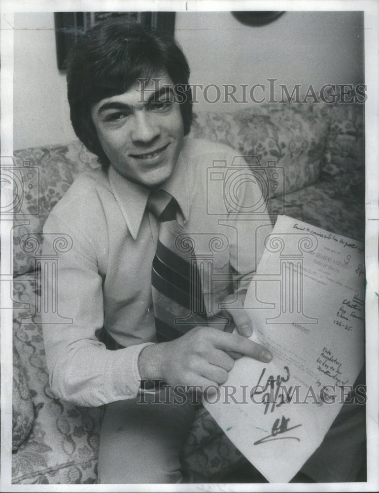 1977 Gordon HirschCopy BillState LawWrote Lowered Age Requirement