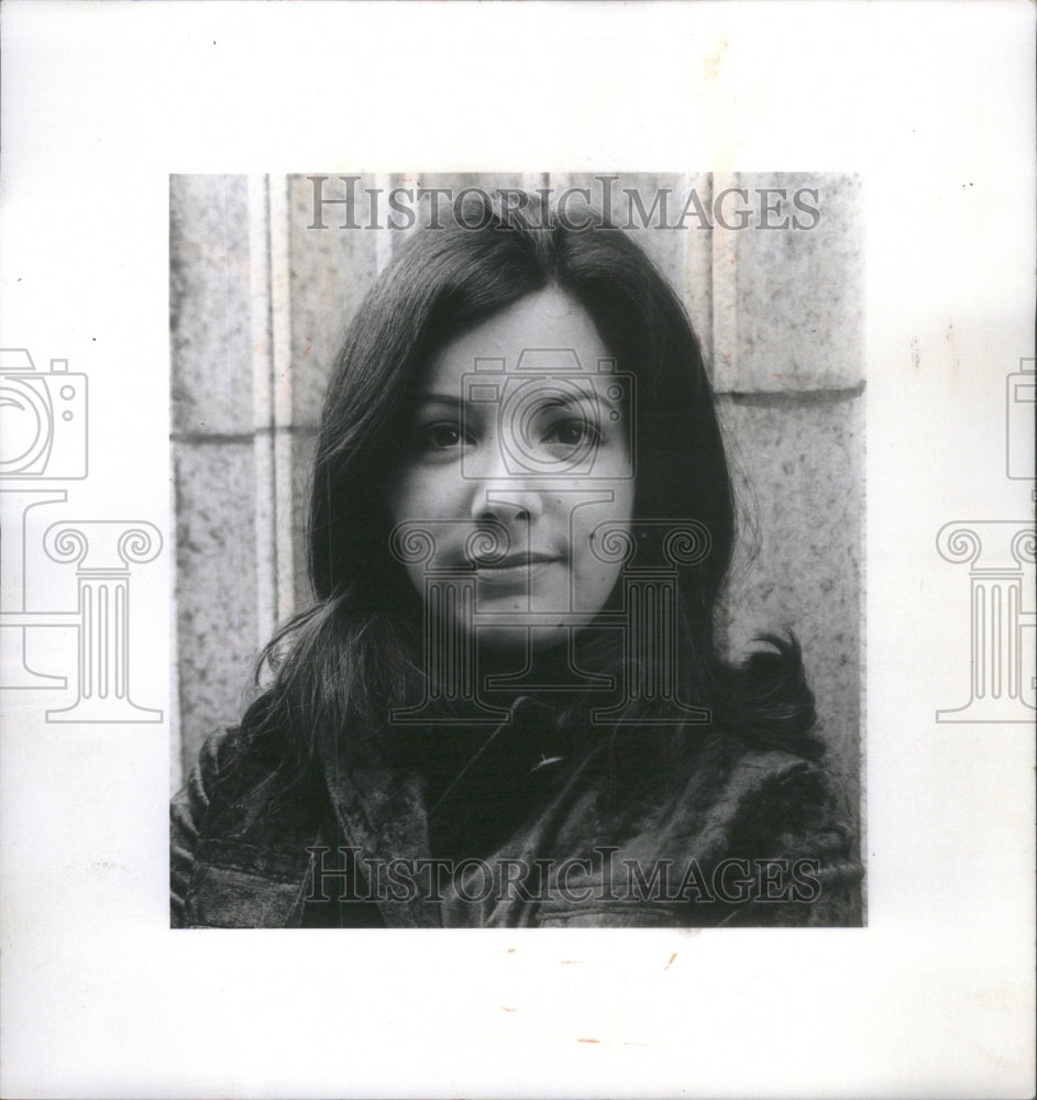 1971 Miss Hirsch  WLS Television reporter writer - Historic Images