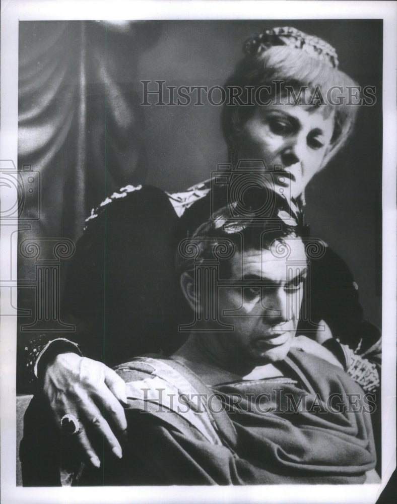 1961 Broadway New French lion Annie Ducaux Robert Hirsch Brittanicus - Historic Images