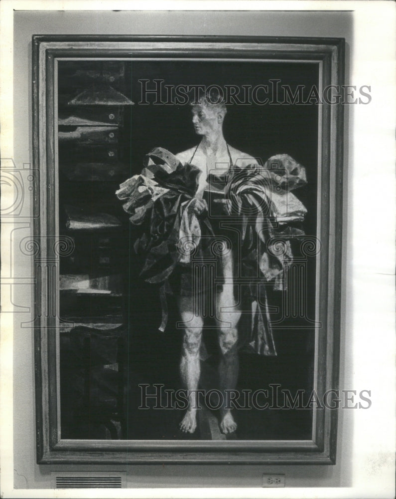 1966 Joseph Hirsch-Paint Draftee-Forum Gallery-Exhibition-Institute - Historic Images