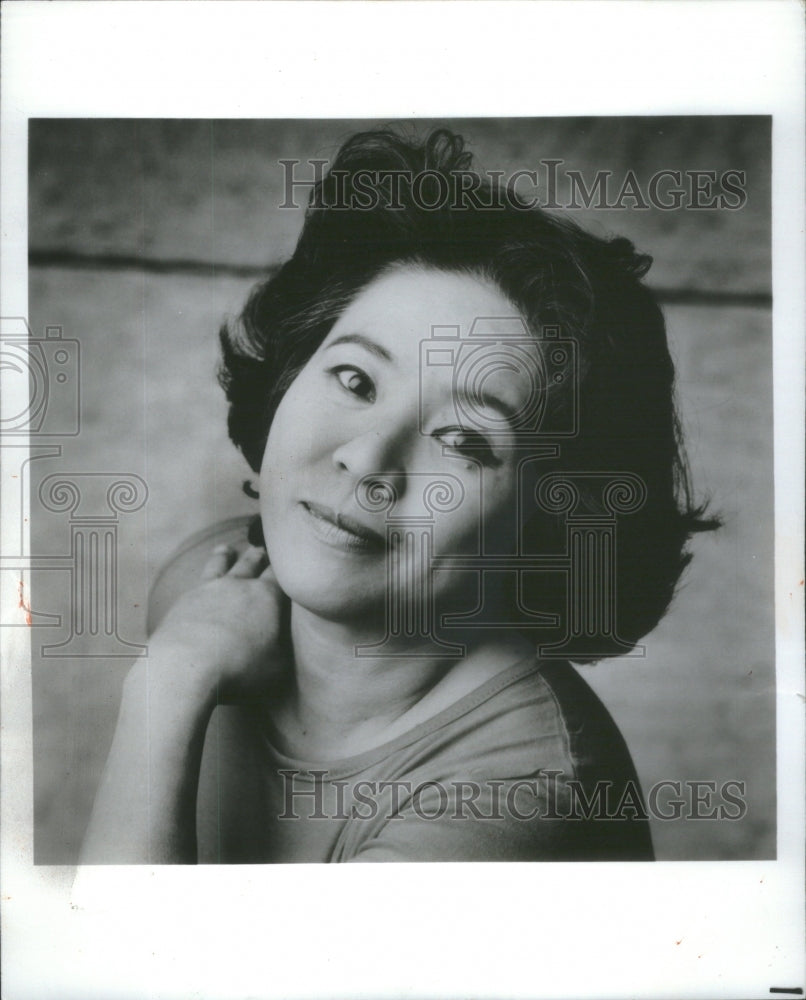 1986 Press Photo Kazuko Hillyer Producer Fairy godmother Suzanne Farrell Mejia - Historic Images