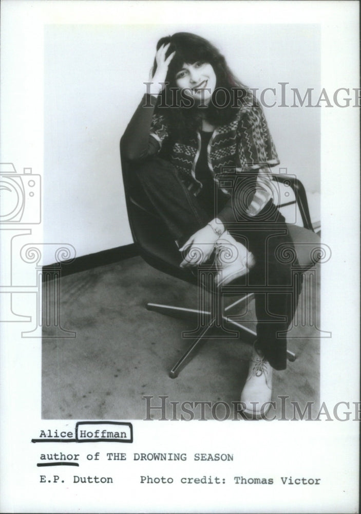 1986 Alice Hoffman Author Writer Novelist - Historic Images