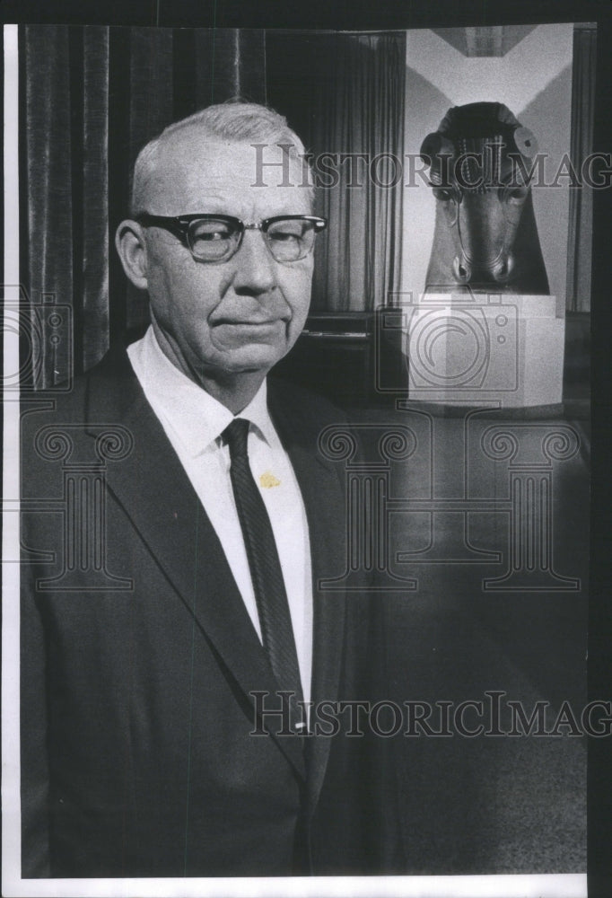 1968 George Hughes Director Oriental Institute Professor Street - Historic Images