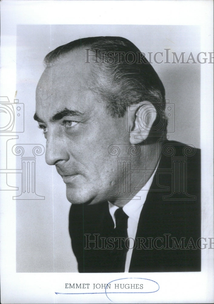 1967 Emmet John Hughes author Ordeal Power Living Presidency - Historic Images