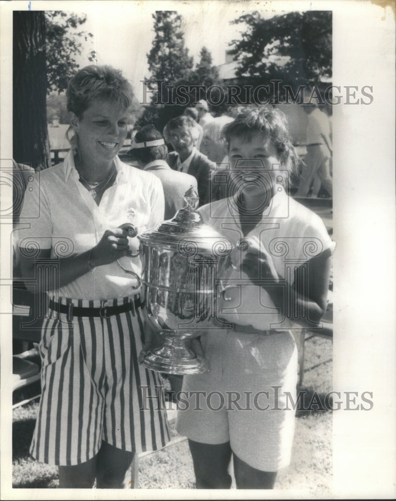 1987 Tracy Kerdyk winner Women Amateur Public title Pearl Sinn - Historic Images