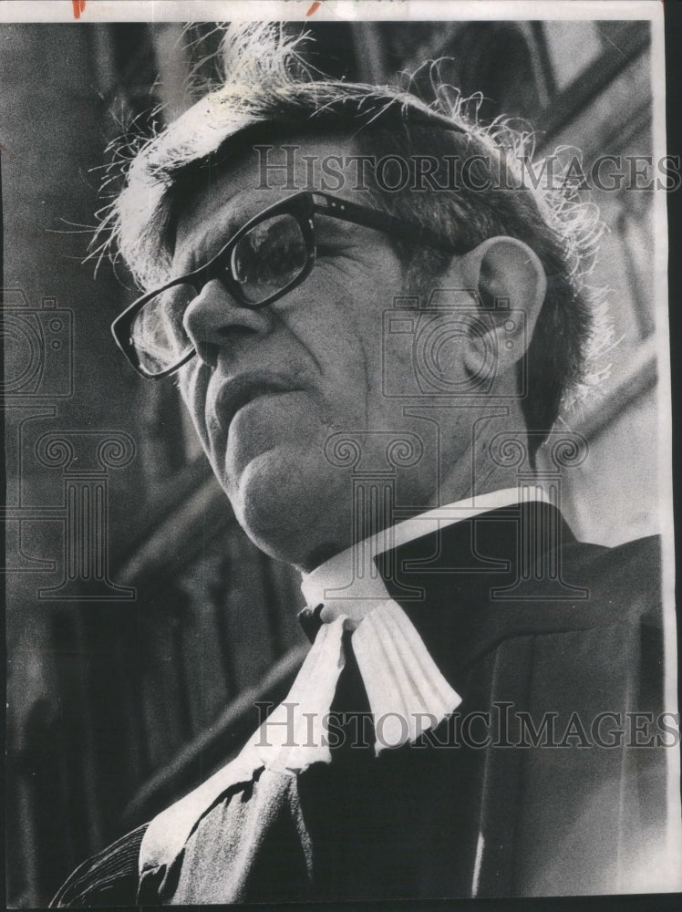 1971 Press Photo John Fry Presbyterian church Pastor ship Country newsmen - Historic Images
