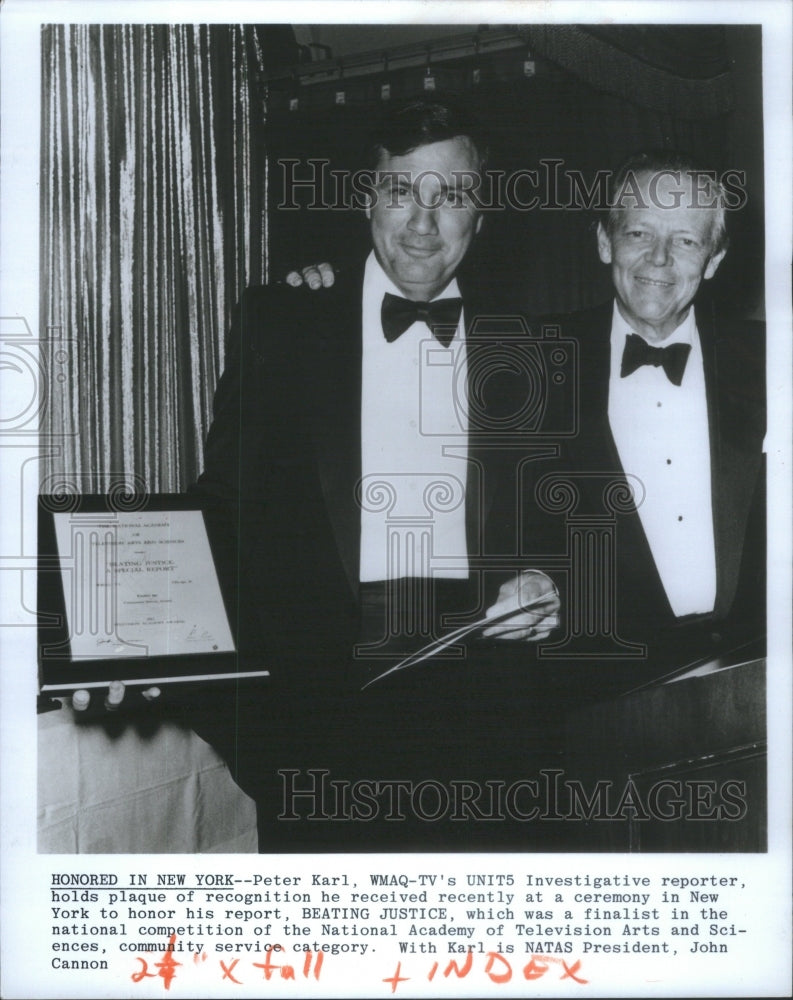 1991 Peter Karl WMAQ TV UNIT5  New York Investigative reporter-Historic Images