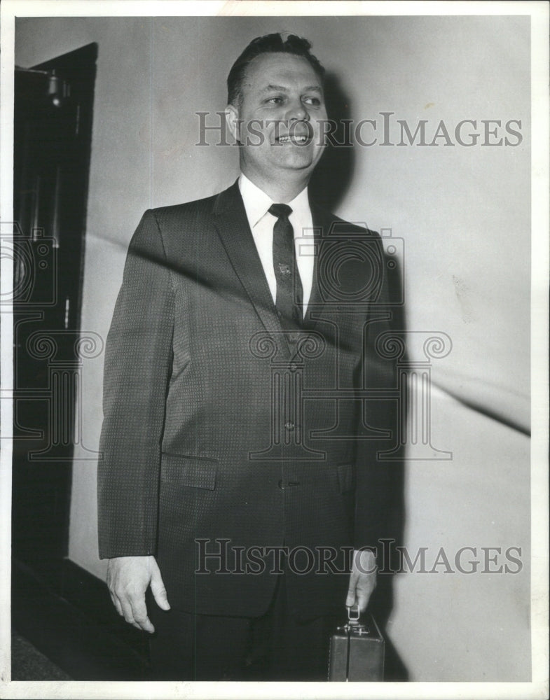 1964, Kennath Katschke construction mortgage executive Paul Pickle - Historic Images