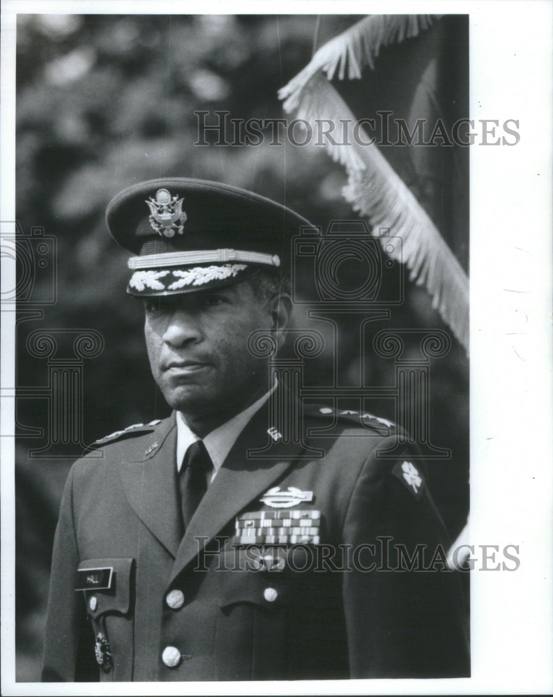 1989 Gen.James R.Hall first black commander - Historic Images