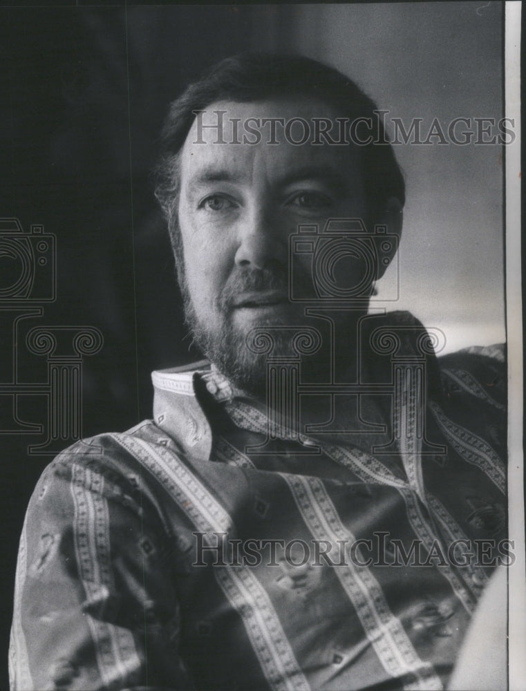 1974 John Haley Radio Film Actor - Historic Images