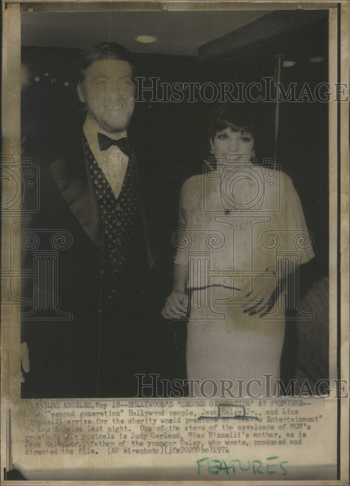 1974 Jack Haley Jr.& Liza Minnelli, Actress - Historic Images