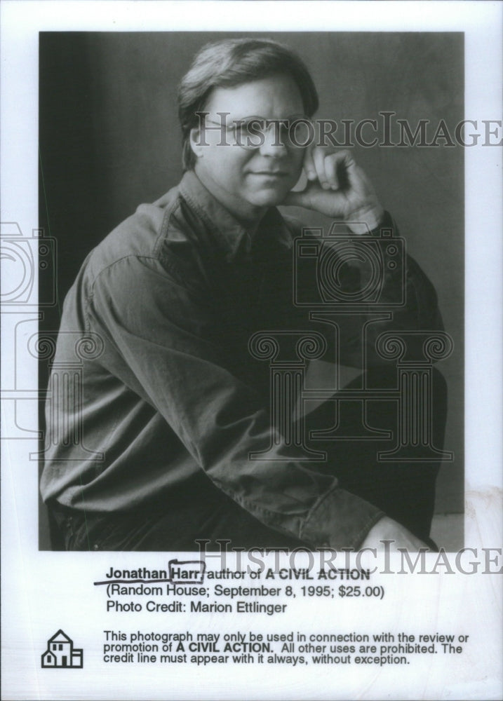 1994 Jonathan Harr-Author A Civil Action - Historic Images