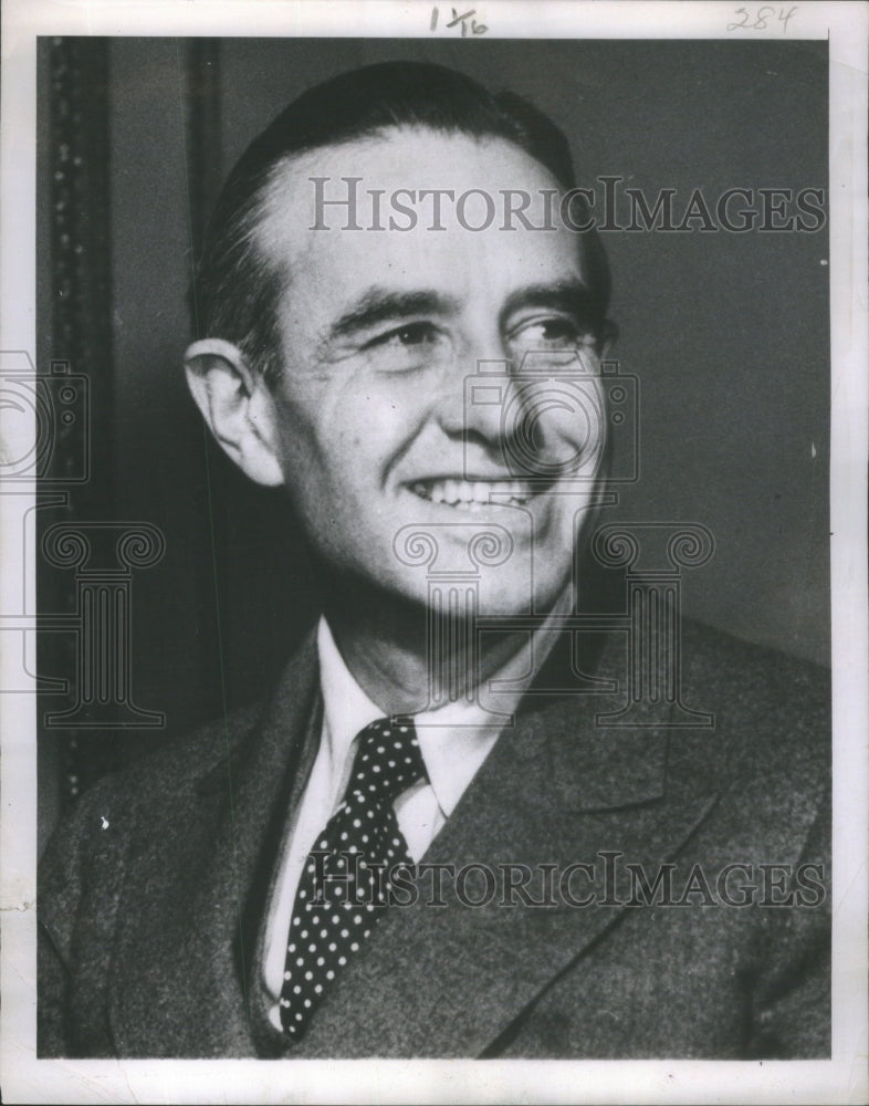 1952 Press Photo Foreign Aid Chief Averell Harriman presidential nomination - Historic Images