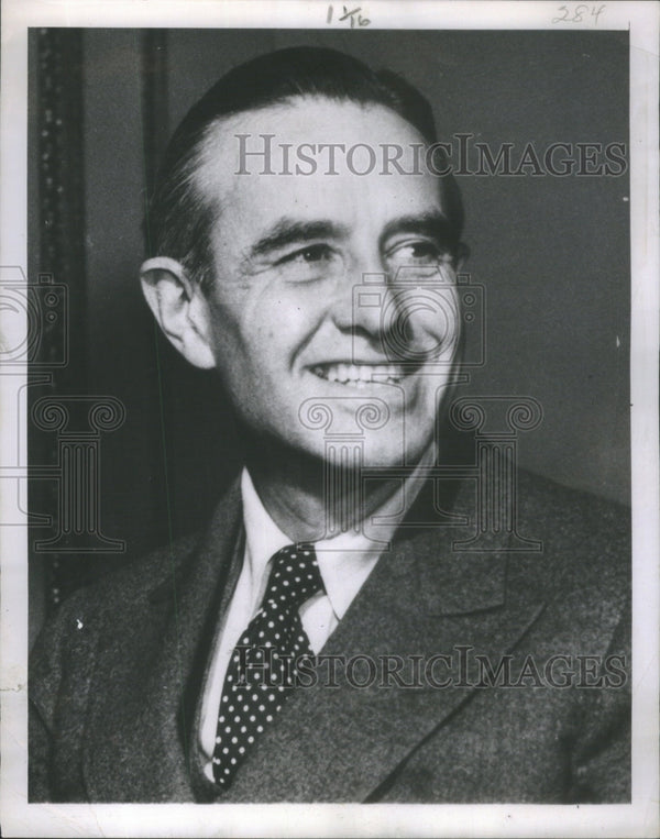 1952 Press Photo Foreign Aid Chief Averell Harriman presidential nomin ...