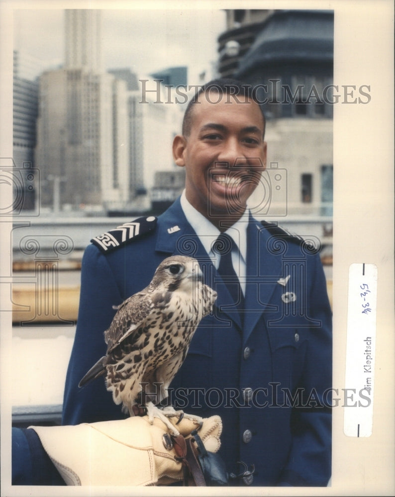 1989 Thomas Henry Air Force Academy Cadet-Grad Evanston Highschool - Historic Images