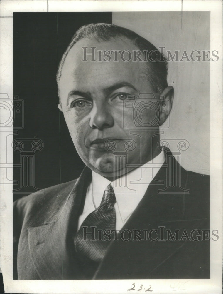 1938 Press Photo Mitchell F. Hepburn Ontario- RSA82023 - Historic Images