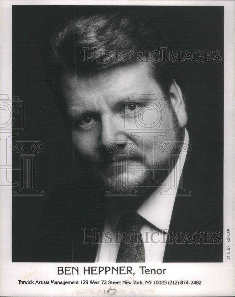 1996 Canadian Tenor Ben Heppner, Chicago Symphony Orchestra - Historic Images