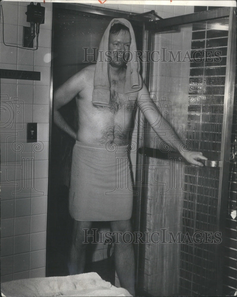 1965 Steam Bath Crowd-Keep Pink -Exit Steam Room - Historic Images