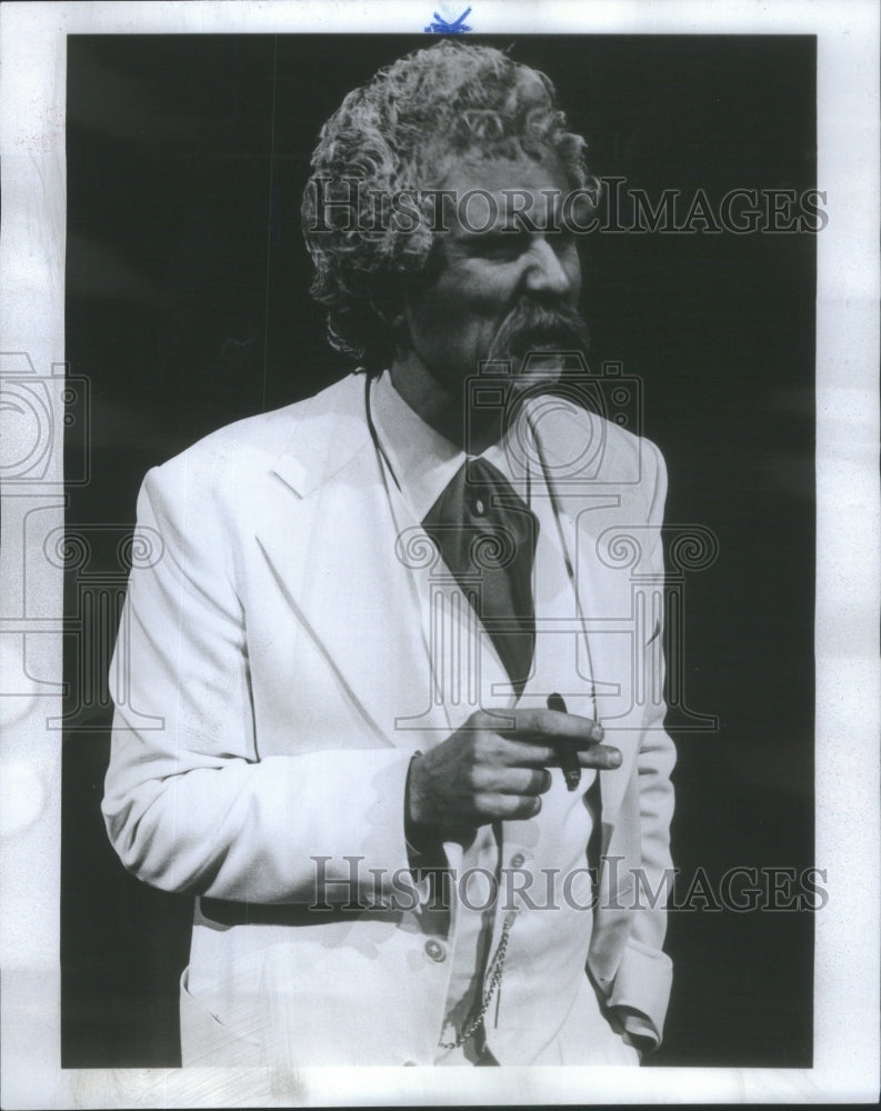 1977 Richard Henzel Mark Twain in Person - Historic Images