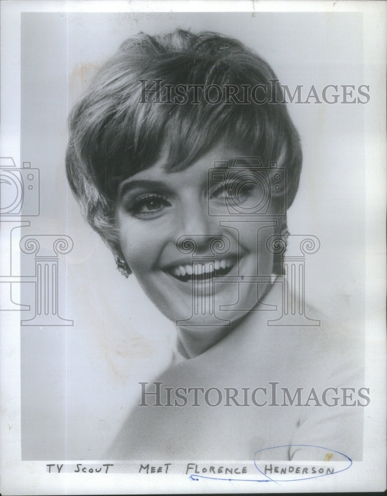 1974 Florence Agnes Henderson America Actress Singer - Historic Images