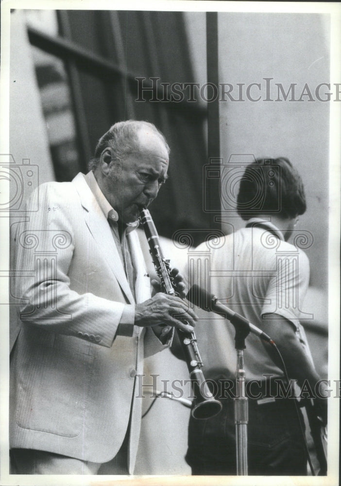 1981 Woody Herman Big Band Era Clarinet Twilight Concert - Historic Images