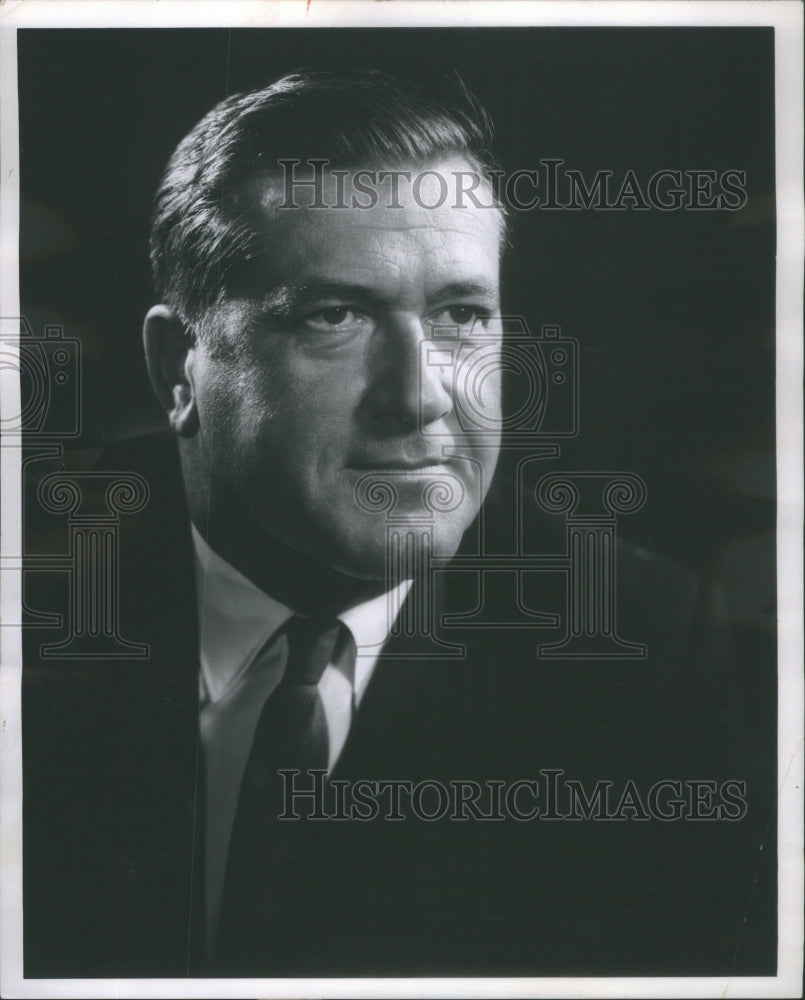 1966 Press Photo Andrew Heiskell Chairman &amp; CEO Time Incorporated- RSA82319 - Historic Images