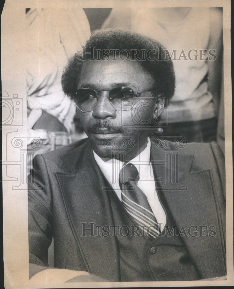 1976 Press Photo Dr King Movement Conference Street Sinai Missionary Baptist - Historic Images