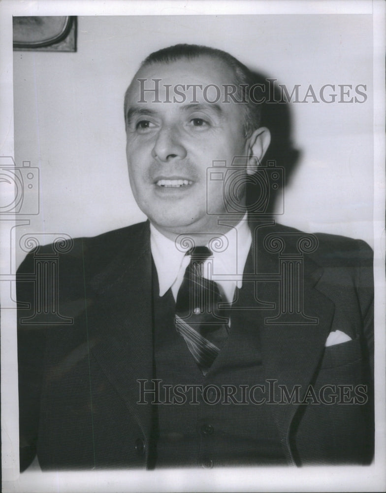 1946 Gabriel Gonzalez Videla Chilean Minister France Ambassador Braz-Historic Images