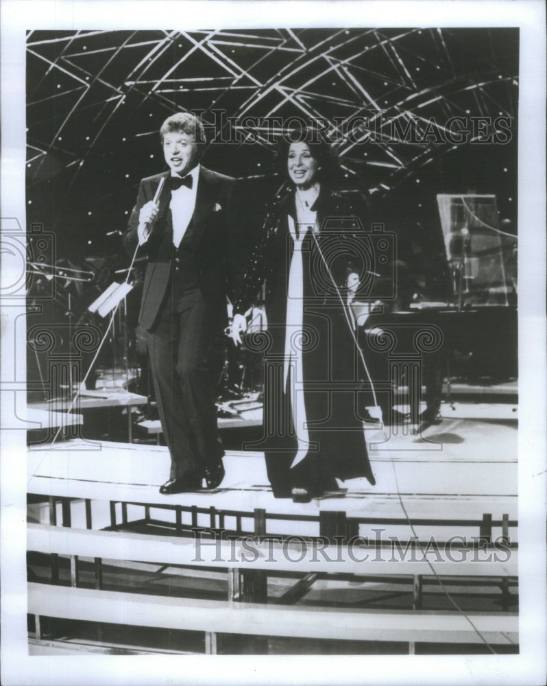 1977 Steve Lawrence Eydie Gorme husband vocal duo Mill Run Theater - Historic Images