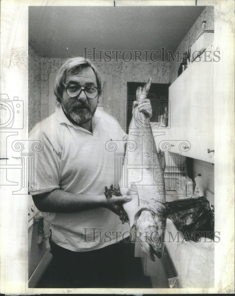 1984 Press Photo Restaurant Owner George Badonsky- RSA82487- Historic Images