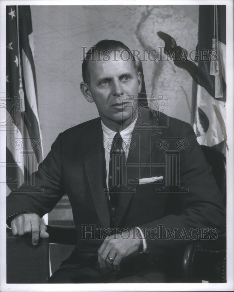 1965 Press Photo Robert H B Baldwin Chairman Morgan Stanley- RSA82581 - Historic Images