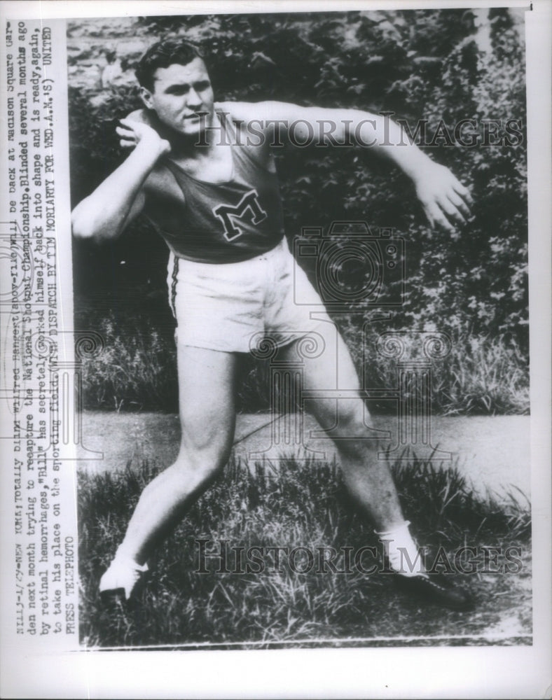 1952 Shotput Championship Hemorrhages Bill - Historic Images