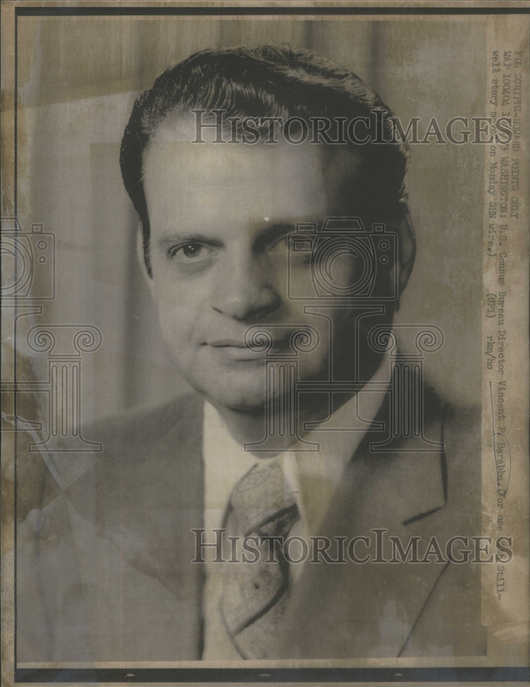 1973 U.S. Census Bureau Director Vincent Barabbs - Historic Images