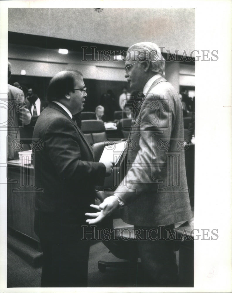 1991 Mayor Daley budget Council major cuts reorganization - Historic Images