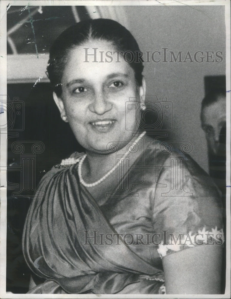 1965 Ceylon Mrs Sirimavo Banbararaike female Premier - Historic Images