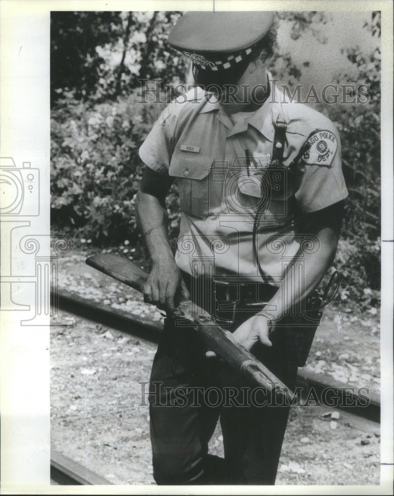 1981 Patrolman John Rossi Shotgun Western - Historic Images