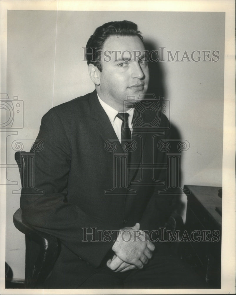 1965 Cabana Fraud Trial Key Witness Barbe In Courtroom - Historic Images