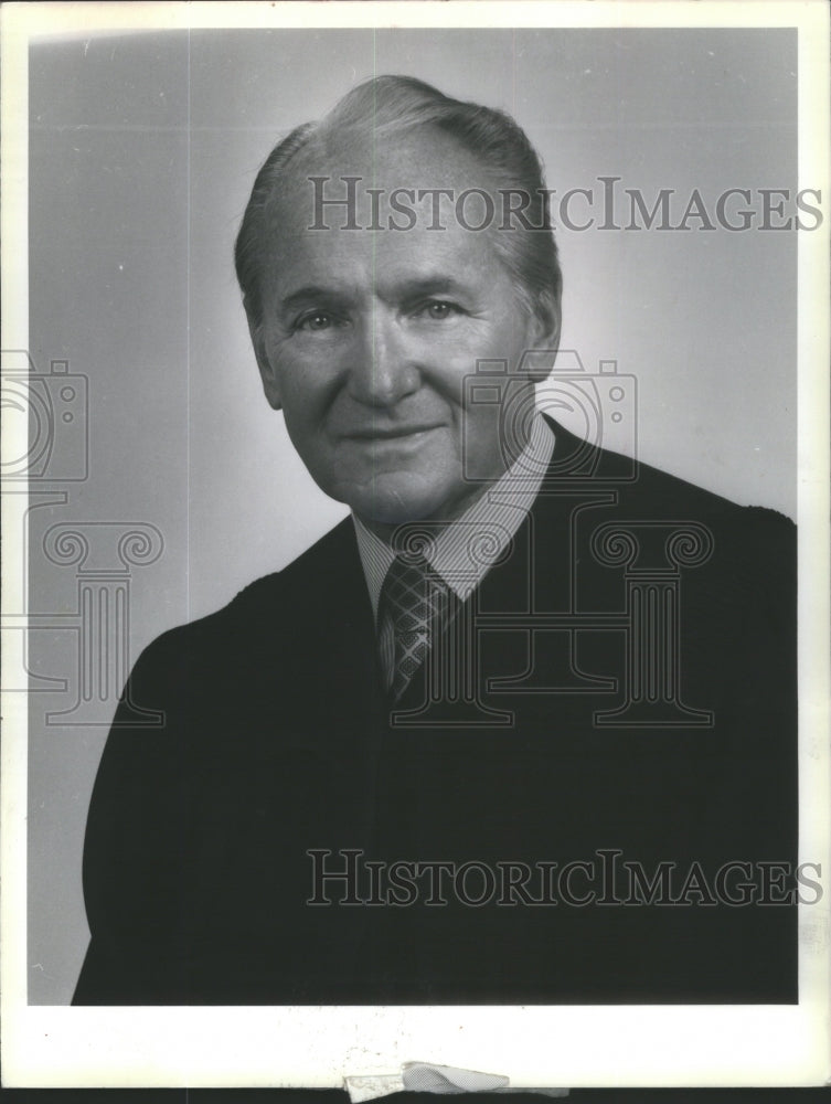 1988 Cook County Circuit Court Chief Judge Comentond Portrait - Historic Images