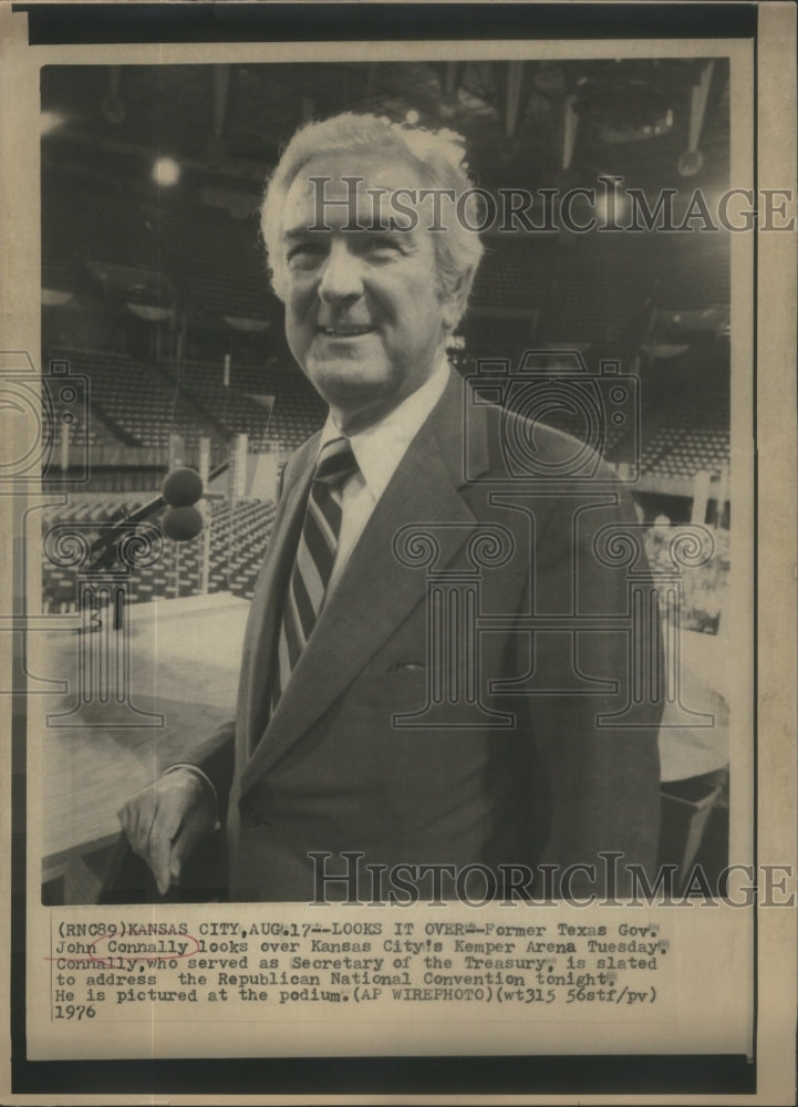 1976 Former Texas Governor John Connally - Historic Images