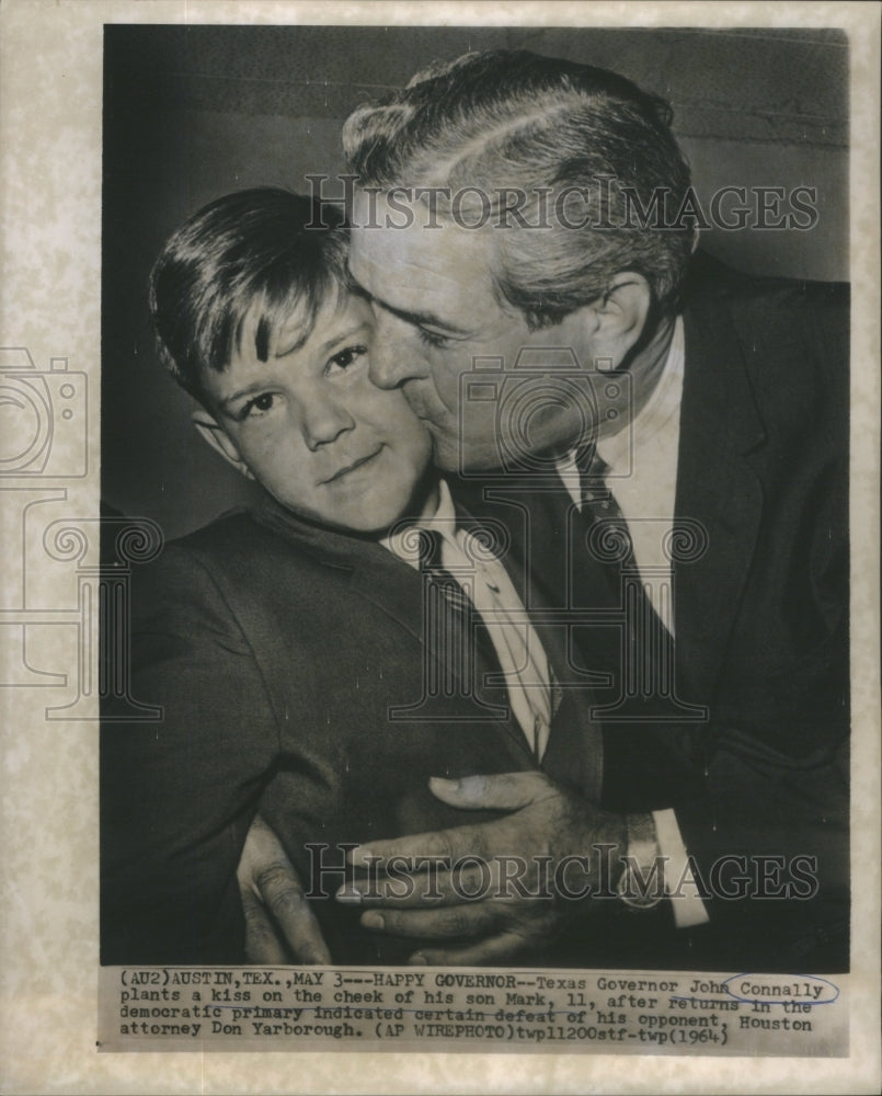 1964 Press Photo Texas John Connally Mark Houston Attorney Don Yarborough - Historic Images