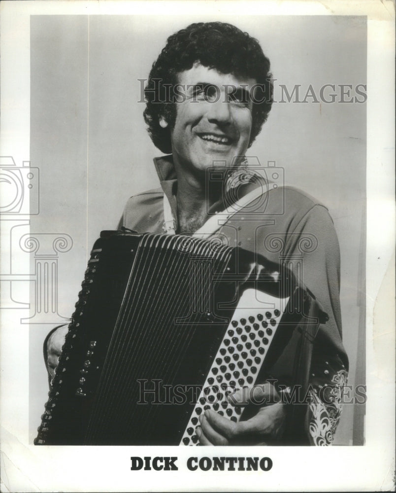 Dick Contino American accordionist singer - Historic Images