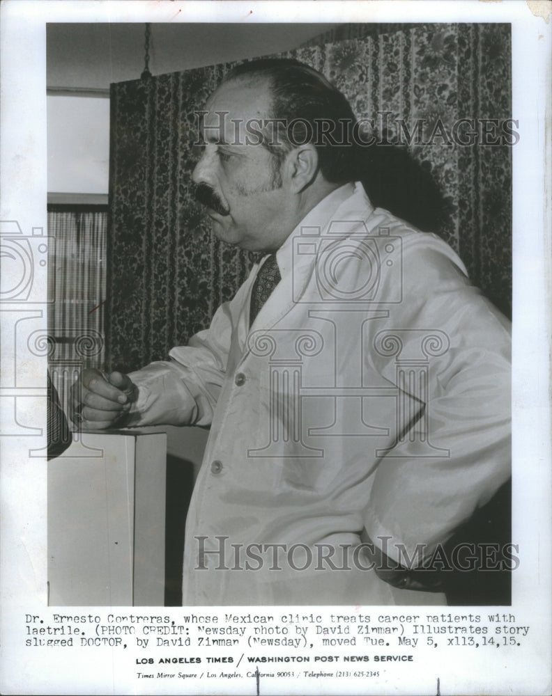 1977 Ernesto Contreras Mexican David Zipman - Historic Images